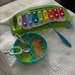 Colorful Rainbow Xylophone Toy - Multicolor